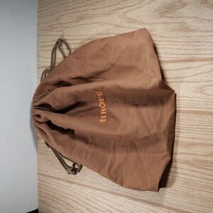 Hirofu Brown Drawstring Storage Dust Bag Sized 16 x 18-in Women's Accessories #2